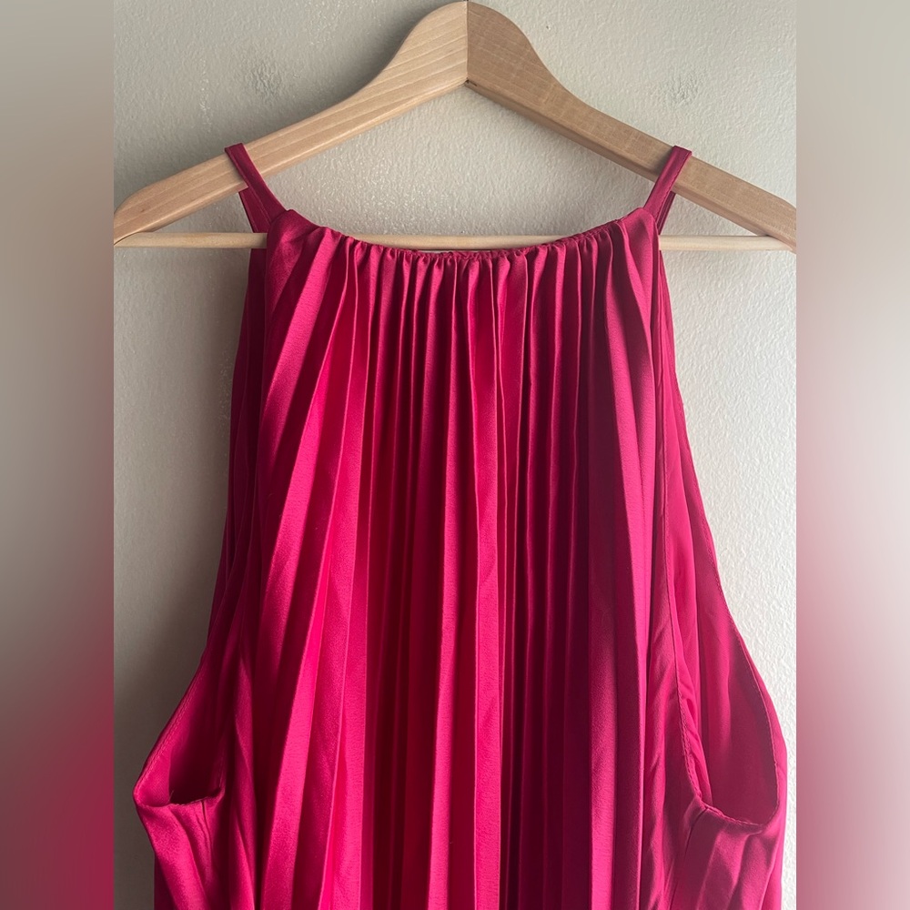 New EVANS Kimber Plain Maxi Dress merlot Size 30/32 Women - Picture 8 of 16